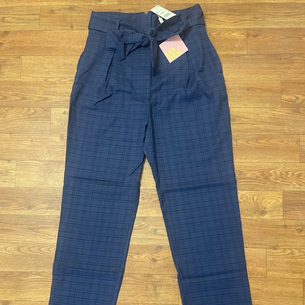 Leyden Printed Paperbag Pants